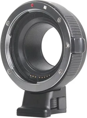 Produktbild von Commlite CM-EF-EOSM, Canon EF, Canon EF-S, Schwarz, Silber, Canon Micro EOSM, 128 g