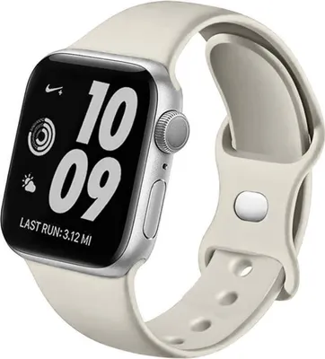Imagen del producto de Swissten: correa de silicona para Apple Watch de 42-49 mm (gris)