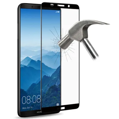 Zdjęcie produktu dla PURO SDGFRMATE10PROHWBLK, Huawei, Mate 10 Pro, Czarny, Przezroczysty, 1 szt.