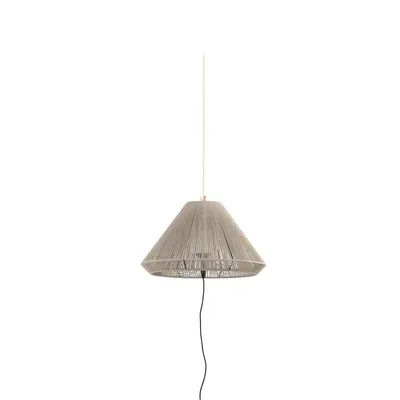 Produktbild von SAIGON OUT C70 tragbare Hängelampe Grau/Beige Lochkappe 71584-09