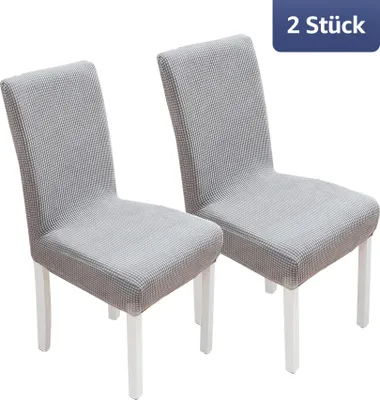 Stuhlhussen 4er Oder 6er Set – Stretch, Waschbar, Abnehmbar – Für Esszimmerstühle, Hotel, Hochzeit