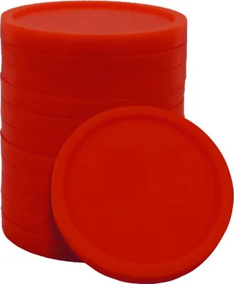 Obrázek produktu pro CombiCraft menší prázdné mince červené - Ø23mm - 100 kusů