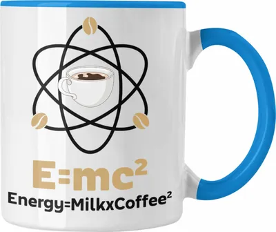 Produktbild von Trendation - Kaffeetrinker Geschenk Kaffee Grafik Geschenkidee Kollegin Kollege Arbeit (Blau)
