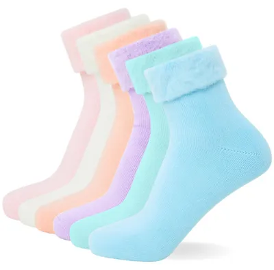 Obrázek produktu pro Pánské/Dámské teplé, velmi měkké ponožky, balení 6 kusů, termo vlastnosti