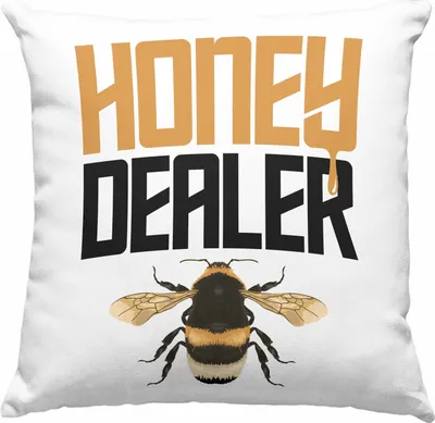 Produktbild von Trendation - Imker Geschenk Deko-Kissen mit Füllung 40x40 Bienenzucht  Deko-Kissen mit Füllung 40x40 Geschenkideen Bienenzüchter Honig Dealer Bienen Zuebhör  (Rosa)