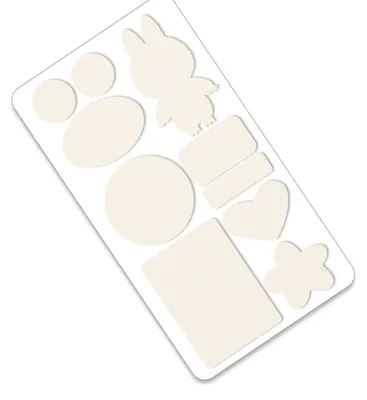 Produktbild von INF Selbstklebende Reparaturflicken für Daunenjacken - 10 Stück Twill Beige