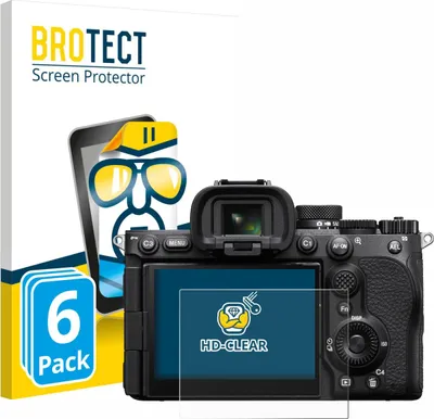 Produktbild von 6x Für Sony Alpha 7 V (ILCE-7M5) Schutzfolie BROTECT Displayschutz Display Schutz Folie Klar Transparent