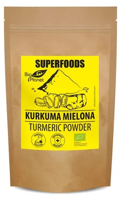 KURKUMA MIELONA BIO 200 g - BIO PLANET SUPERFOODS