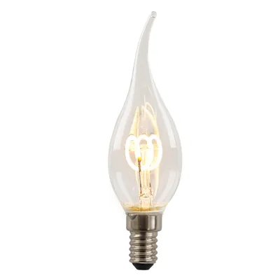 Produktbild von Olucia - TUELO - LED-Kerzenlampe - 2W - 2700K - Dimmbar - Transparent