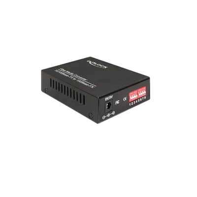 Obrázok produktu pre DeLOCK 86215, 100 Mbit/s, 100Base-TX, 10Base-T, 100Base-FX, 10,100 Mbit/s, 20000 m, 1310 nm
