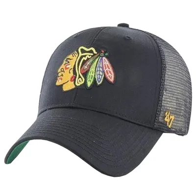 Produktbild von 47 Brand Verstellbare Kappe - BRANSON Chicago Blackhawks schwarz