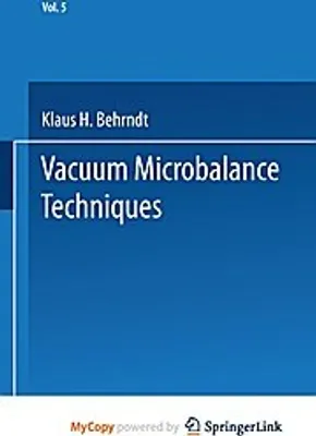 Immagine prodotto di Tecniche di microbilancia a vuoto