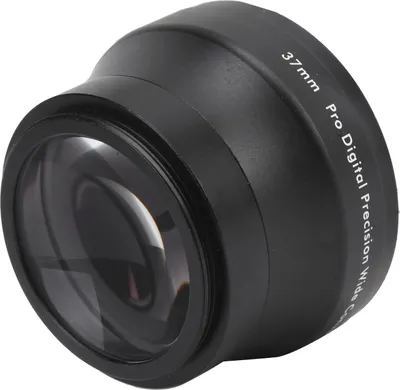Obrázek produktu pro Slitina a optické sklo, 0,45násobný širokoúhlý objektiv, černý přídavný objektiv pro 37mm fotoaparát