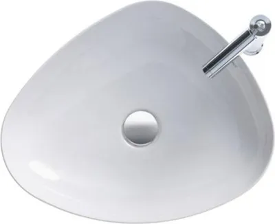 Produktbild von Duravit Aufsatzwaschbecken Cape Cod 50x40,5cm, o. HL, ÜL, HLB, we Seidenmatt