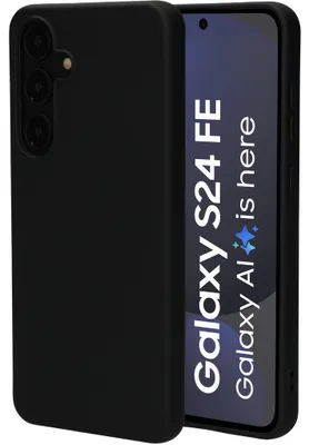 Produktbild von Mobiparts Handyhülle für Samsung Galaxy S24 FE Silikon Hülle Backcover - Schwarz