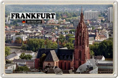 Produktbild von Blechschild Städte Frankfurt Kaiserdom Kirche 30x20cm