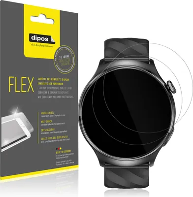 Produktbild von 2x Schutzfolie für Knauermann Pro 4 Folie, 100% Displayabdeckung, dipos Flex