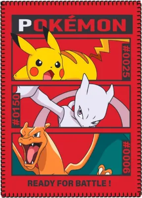 Zdjęcie produktu dla Koc polarowy Pokemon Przytulny koc 100 x 140 cm