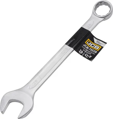 Zdjęcie produktu dla JCB | Klucz płasko-oczkowy 28MM, klucz grzechotkowy, klucz płasko-oczkowy, klucz płaski