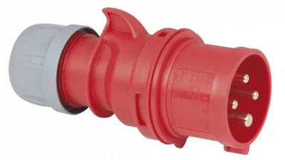Obrázok produktu pre CEE 16 A/400 V - 4P, zástrčka (samec)