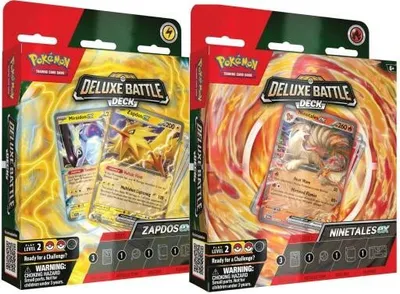 Obrázek produktu pro Pokémon TCG: Deluxe Battle Deck - Ninetales ex & Zapdos ex