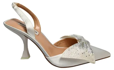 Produktbild von Steve Madden SMW41A30P4212038 Steve Madden Damen Schuhe, Satin, Weiß