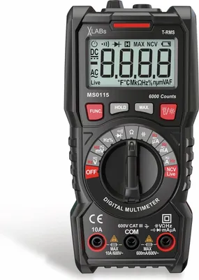 Produktbild von VA LABS MS0115: TrueRMS Digital-Multimeter, 6.000 Counts
