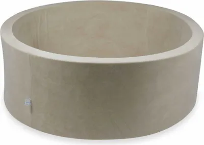 Image de Piscine à balles 110x40cm Velvet Soft Beige - Sans balles / Sans balles