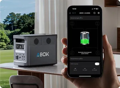 Obrázok produktu pre Ark2000 – Prenosná solárna elektráreň – Výkon 2000W, kapacita 1536Wh, batéria LiFePO4 – Európska zásuvka – Záložné napájanie pre domáce použitie a kempovanie – Ark2000, 1536Wh