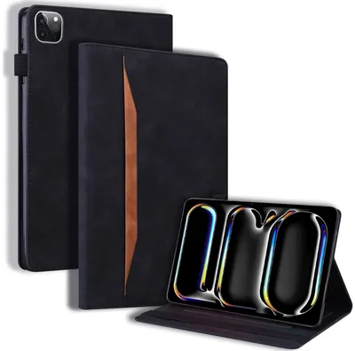 Produktbild von Mobigear Folio Schutzhülle für iPad Pro 11 Zoll (2024) – Klapphülle – Schwarz