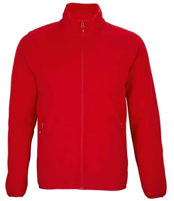 Image de SOLS - Veste polaire « Factor » avec fermeture éclair pour hommes LT2725 (S) (rouge)