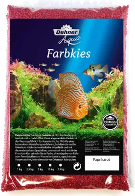 Produktbild von Dehner Aqua Aquarienkies, Körnung 2-3 mm, 5 kg, rot