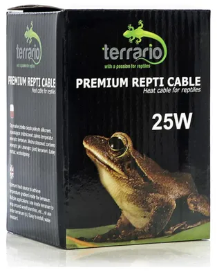 Zdjęcie produktu dla Terrario Premium Repti Cable 25W - kabel grzewczy 6,5m Terrario