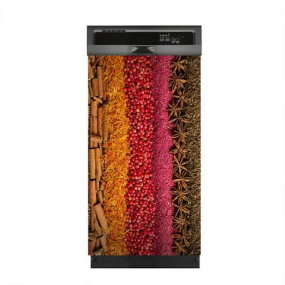 Produktbild von Aufkleber sticker 45x80 cm Dekorative folie Spülmaschine - Gewürze Gemüse