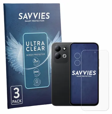 Produktbild von 6x Für Xiaomi Redmi 17 5G (Display+Kamera) Schutzfolie Savvies Displayschutz Display Schutz Folie Klar Transparent