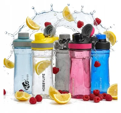 Imagen del producto de Botella de agua Bimberek de 730 ml con filtro, libre de BPA, ideal para deportes