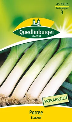 Produktbild von Quedlinburger Saatgut - Porree Elefant - Samen - 457352