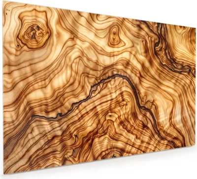Produktbild von Küchenrückwand Spritzschutz Glas mit Motiv Holzmuster 40 x 40 cm