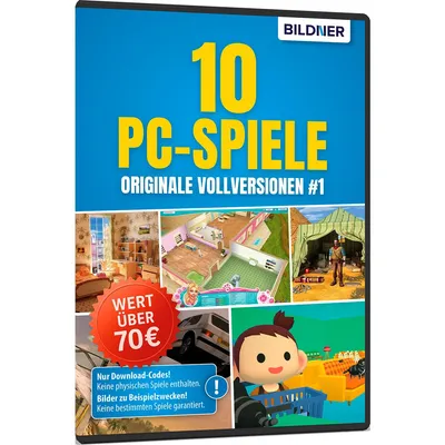 Produktbild von 10 PC-Spiele - Original Vollversionen