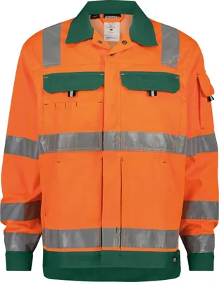 Produktbild von DASSY Warnschutzjacke DUSSELDORF 290 gr. Gr. 4XL orange/grün