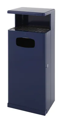 Produktbild von Abfallbehälter für draussen mit Dach 55 Liter blau (31024520)