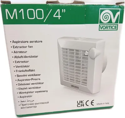 Produktbild von Vortice Ventilator Lüftung Geräte M 1004 leistungsstark  umweltschutz