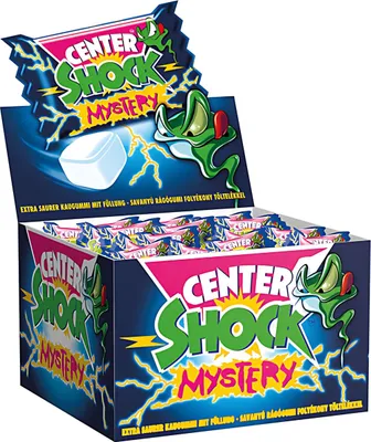 Immagine prodotto di CENTER SHOCK 116380 Gomma da masticare Centre Shock Mystery 100 pezzi da 4 g ciascuno