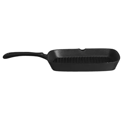 Produktbild von Grillpfanne aus Gusseisen - 230x230x25 mm - Hendi 629932