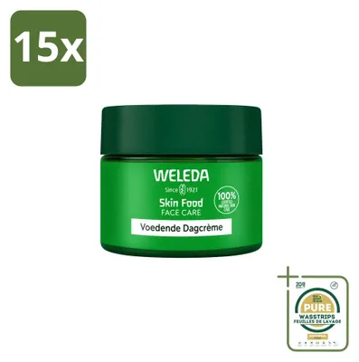 Obrázok produktu pre 15 x Weleda Skin Food denný krém - ošetrujúci - 40 ml - balenie s 15 kusmi
