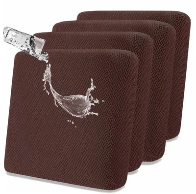 Produktbild von Omgoods – Wasserdichte Bezüge für Sitzkissen – 4 Stück für Sofas und Stühle