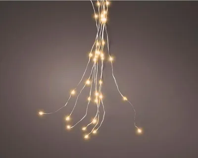 Image de Guirlande Micro Led 640leds Lumière Chaude Fixe 6,90m