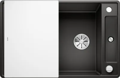 Produktbild von BLANCO AXIA III 45 S-F SILGRANIT schwarz