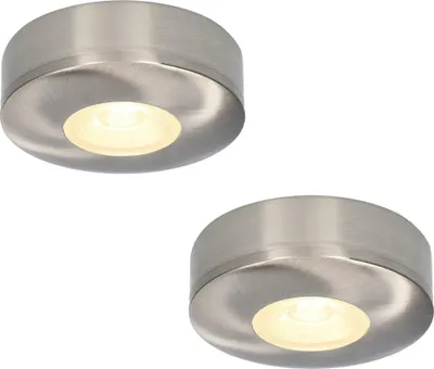 Image de HOFTRONIC - Spots LED plats en saillie 3W 2700K IP44 lot de 2