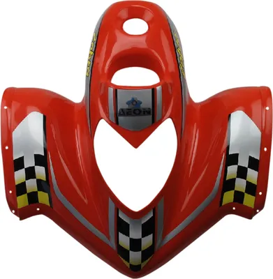 Produktbild von AEON Frontverkleidung rot mit Aufkleber Quad ATV 180ccm 4Takt Motorroller.de Frontschürze Frontmaske Front-Cover Lenkerverkleidung Front-Schürze UTV